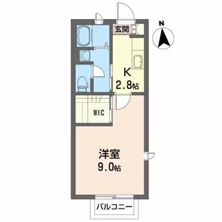 レトウワールII【2階】の間取り