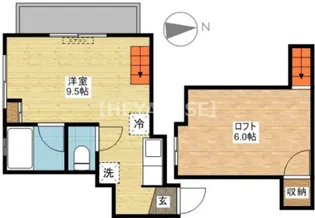 ハイツタクミI【2階】の間取り
