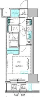 ヴィークブライト駒込【2階】の間取り