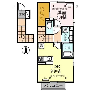 Grand Serena (グランセレナ)【2階】の間取り