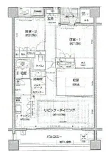 レジデンス高崎【8階】の間取り