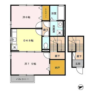 アルト スフィーダ A【2階】の間取り