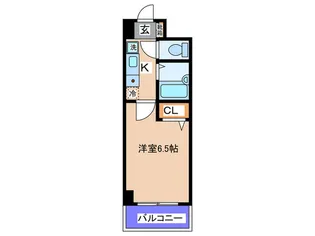 HOPE CITY 天神橋 C棟【7階】の間取り
