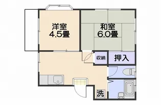 サンフナクラ【2階】の間取り