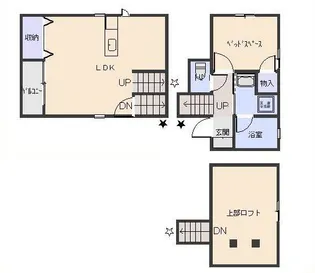 MONOCUBE【2階】の間取り