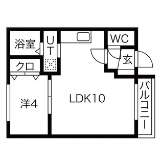 ラフィーネ澄川【1階】の間取り