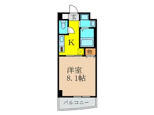 エスポワ-ル御影【1階】の間取り