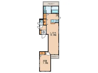 アマリリス【3階】の間取り