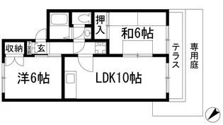 セジュールパーク瑞穂【1階】の間取り