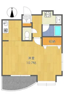 アンソレイユISHII【4階】の間取り