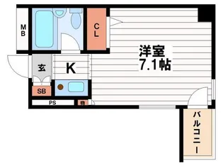 トップヒルズ森之宮【5階】の間取り