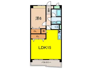 エスペラ-ル御影【3階】の間取り