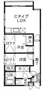 カンピーナ駒沢【2階】の間取り