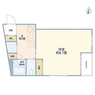 インレット新子安【2階】の間取り