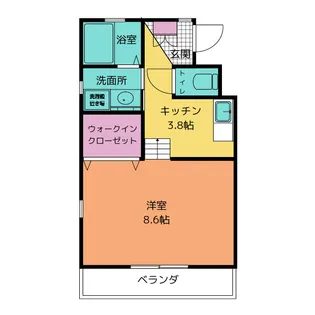 ブリッジゲート N【1階】の間取り