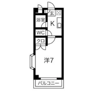 エクセレンス浄水【1階】の間取り