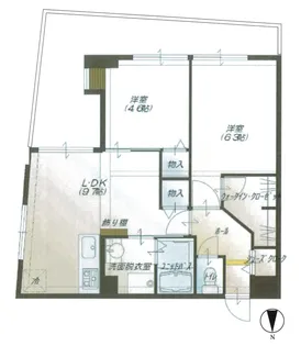 マンション澤田No.1【2階】の間取り