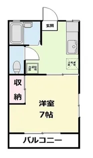サンチェリーハイツ【1階】の間取り