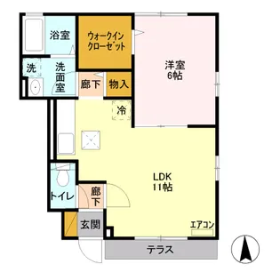 ブランマンジェ【1階】の間取り