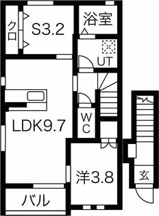 Bel PostoII【2階】の間取り