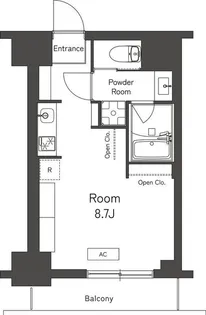 レキシントン・スクエア曙橋【1階】の間取り