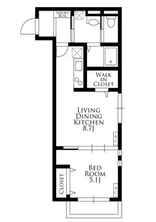 フレンドリーテラス馬込【1階】の間取り