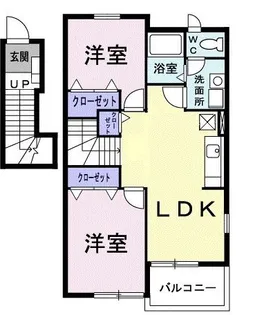メゾン・あかね【2階】の間取り