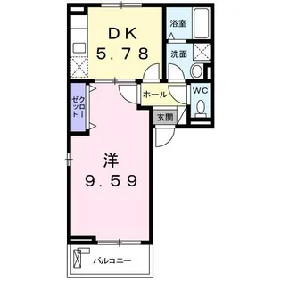 ノーブル 西尾久 I【1階】の間取り