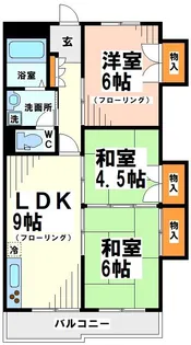 給田南住宅2号棟 【当店専任物件】【1階】の間取り