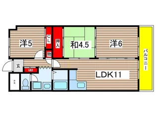 メゾンドエトワール【3階】の間取り