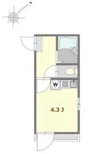 リブ亀戸【2階】の間取り