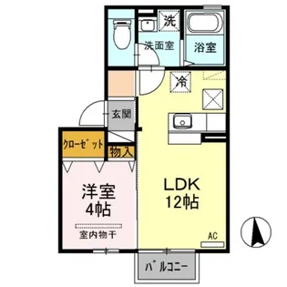 クレール・T【1階】の間取り