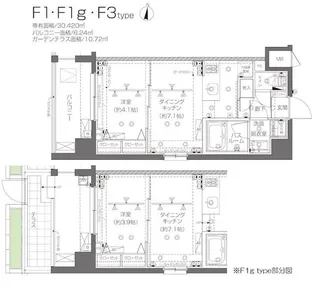ZOOM新宿西落合【6階】の間取り