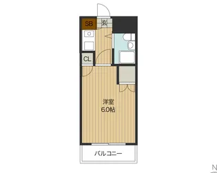 レディバード【7階】の間取り