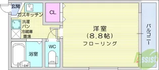 Brio Teracce泉中央【1階】の間取り