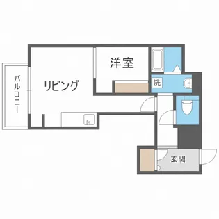 KDXレジデンス豊平公園【11階】の間取り