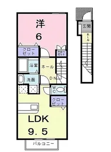 グレースハイム佐賀【2階】の間取り