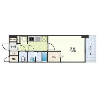 エスリード金山ル・グラン【13階】の間取り