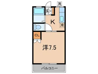 メゾン・ド・ラパン【2階】の間取り