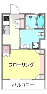 益信マンション【4階】の間取り