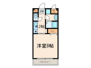 カルチュア 二ツ坂【1階】の間取り