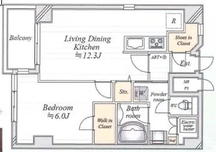 ニュー池袋ハイツ【8階】の間取り