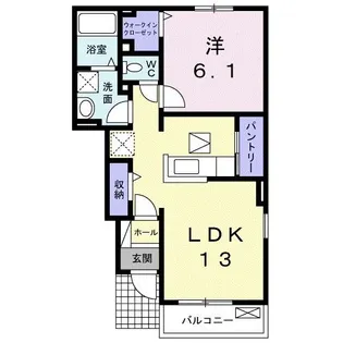 アルドールV【1階】の間取り