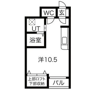 キャッスルワン【1階】の間取り