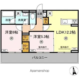 Chouette【3階】の間取り