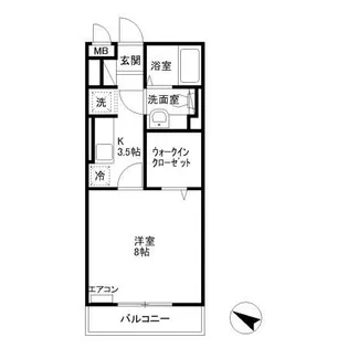 ローテ・ローゼ【3階】の間取り