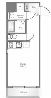 ステージファースト東麻布【4階】の間取り