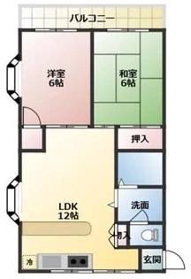 草間ビル【2階】の間取り