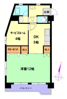 キャニオンマンション【5階】の間取り