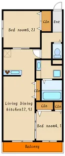 LaLa FUKUDA【1階】の間取り